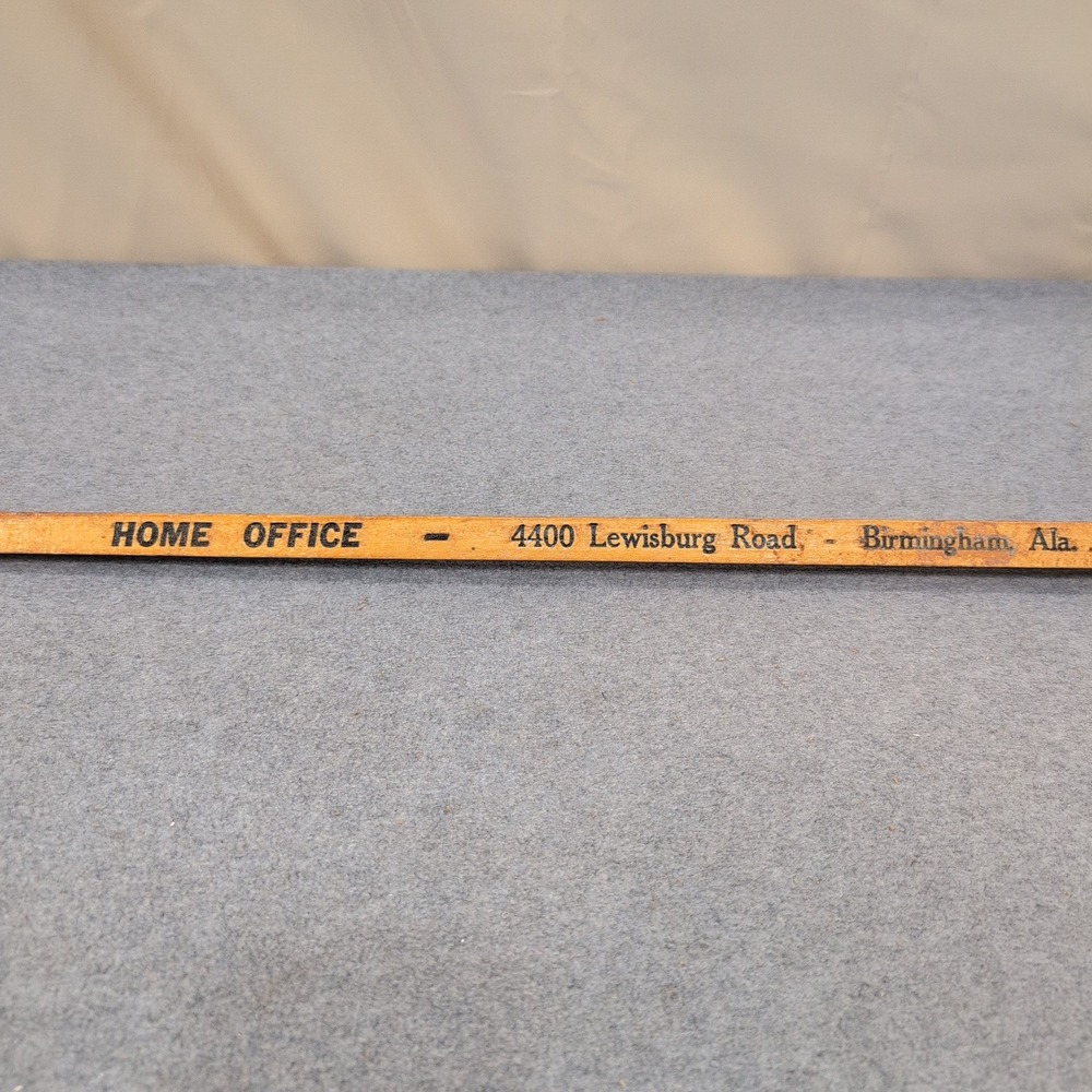 Vintage Joe Money Machinery Co Inc Alabama Advertising Wooden Yardstick Ruler - Picture 8 of 10